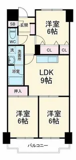シャトー・レイクルイーズ【2階】の間取り