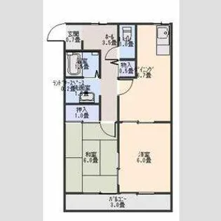 トマセイア【2階】の間取り