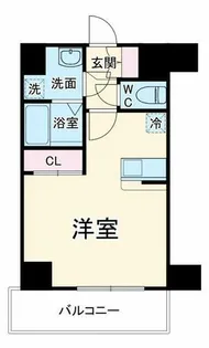 MELDIA CREST TAPP 新大阪 WEST【3階】の間取り