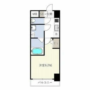 エスリードレジデンス東三国デュオ【11階】の間取り