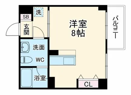 ラナップスクエア南森町NEXT STAGE【5階】の間取り