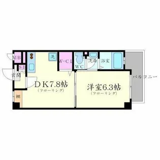大阪府箕面市小野原東2丁目【マンション】の間取り