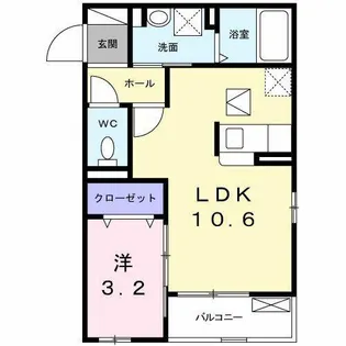 Sing-F【1階】の間取り