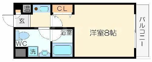 1Kの間取り画像