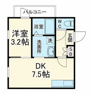 サニーヒル【1階】の間取り