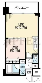 グランカーサ新大阪SOUTH【4階】の間取り