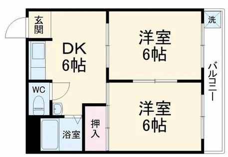 エリータ桃山台Ⅱ【2階】の間取り