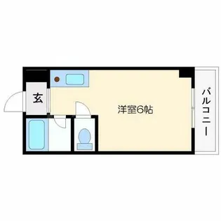 1Kの間取り画像