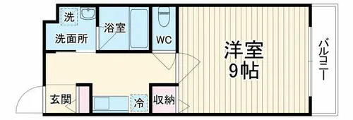 三協ハイツⅡ【2階】の間取り
