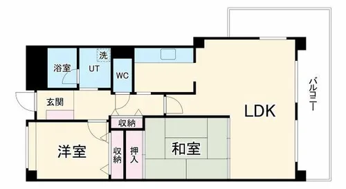 ヴィレッジバンブー【4階】の間取り