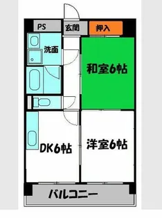 門真グランドハイツ【8階】の間取り