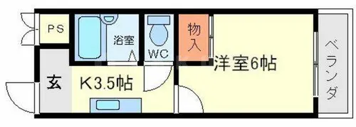 エクセレントプラザ【4階】の間取り