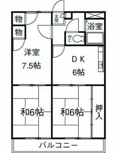 リビエール山川【301号室】の間取り