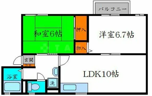 フォーレストヒル【2階】の間取り