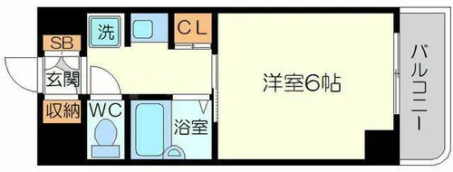 ポルテ56マンション【610号室】の間取り