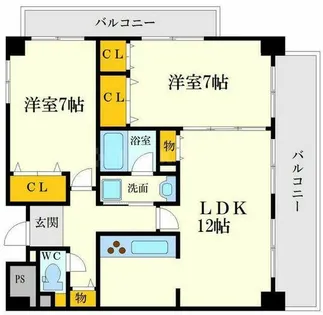 アビタシオン橋本III【3階】の間取り