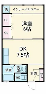 岡林ビル【4階】の間取り