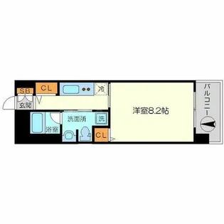 ルナコート塚本【3階】の間取り