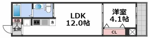 FmaisonLOREⅥ番館【2階】の間取り