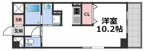 JHアパートメント【4階】の間取り
