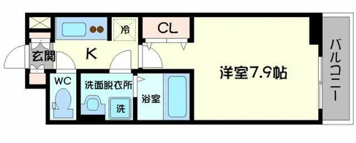 フルールⅡ【2階】の間取り