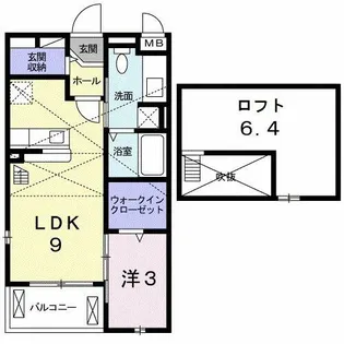 ア・ラ・モード 下島【2階】の間取り