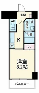 大阪府大阪市北区本庄西2丁目【マンション】の間取り