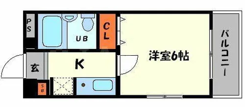バスコキダ【3階】の間取り