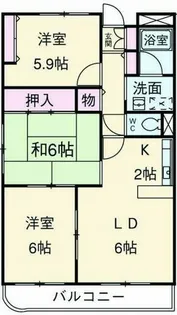 ウィステリア【109号室】の間取り