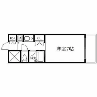大阪府大阪市淀川区東三国4丁目【マンション】の間取り