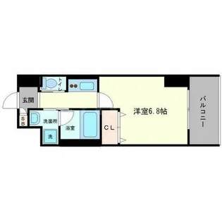 プレジオ都島本通【3階】の間取り