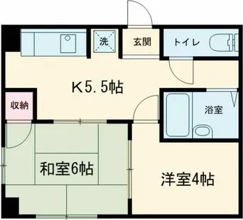 オプス正雀【2階】の間取り