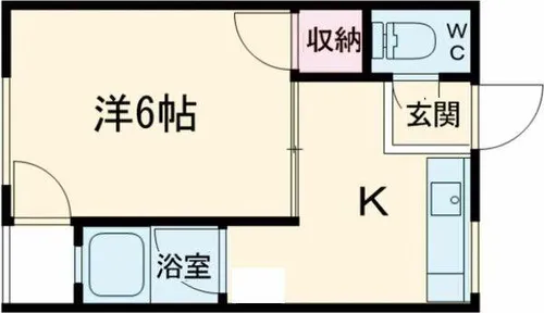 清風マンション【4階】の間取り