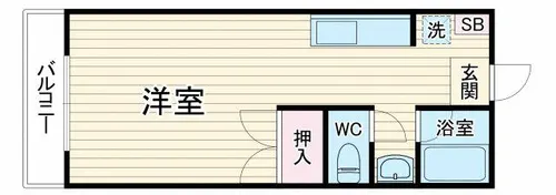 大阪府茨木市宇野辺2丁目【マンション】の間取り