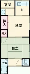 大阪府茨木市玉水町【アパート】の間取り