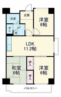 ハイツネーバー2【3階】の間取り