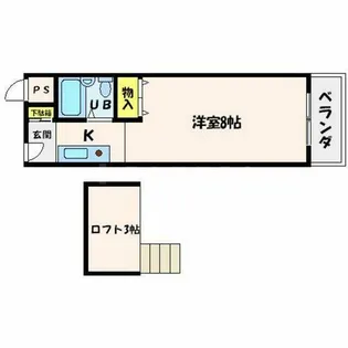 プラザワイズ【306号室】の間取り