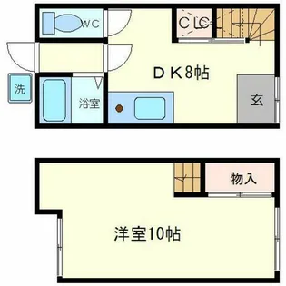 西野文化【1階】の間取り