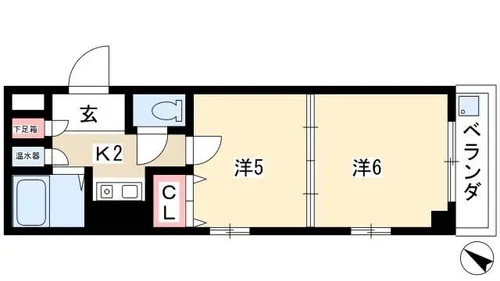 ラディアントⅢ【502号室】の間取り