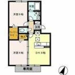 アウスレーゼ【1階】の間取り