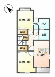 フィオーレ【2階】の間取り
