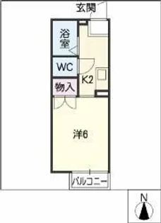 セジュール文教【1階】の間取り