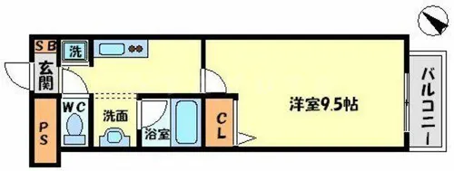 ソレアード・N【3階】の間取り