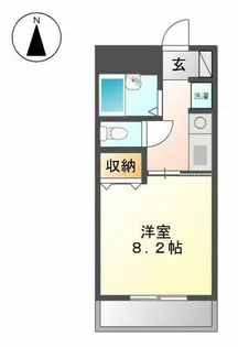 アーバンハイム大空【1階】の間取り