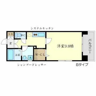 大阪府吹田市垂水町3丁目【マンション】の間取り