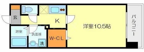 大阪府吹田市垂水町3丁目【マンション】の間取り