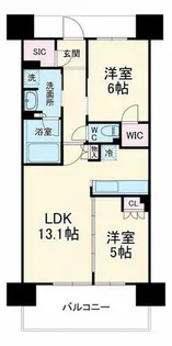 ブランズシティ天神橋筋六丁目【4階】の間取り