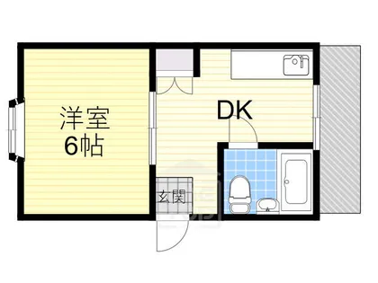 ライフハウスジャニス【1階】の間取り