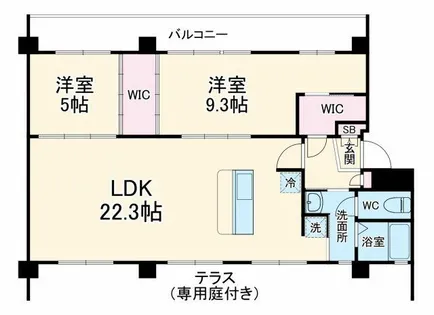 メゾンアーデン【1階】の間取り