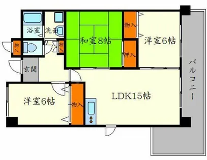 メゾンアーデン2【4階】の間取り